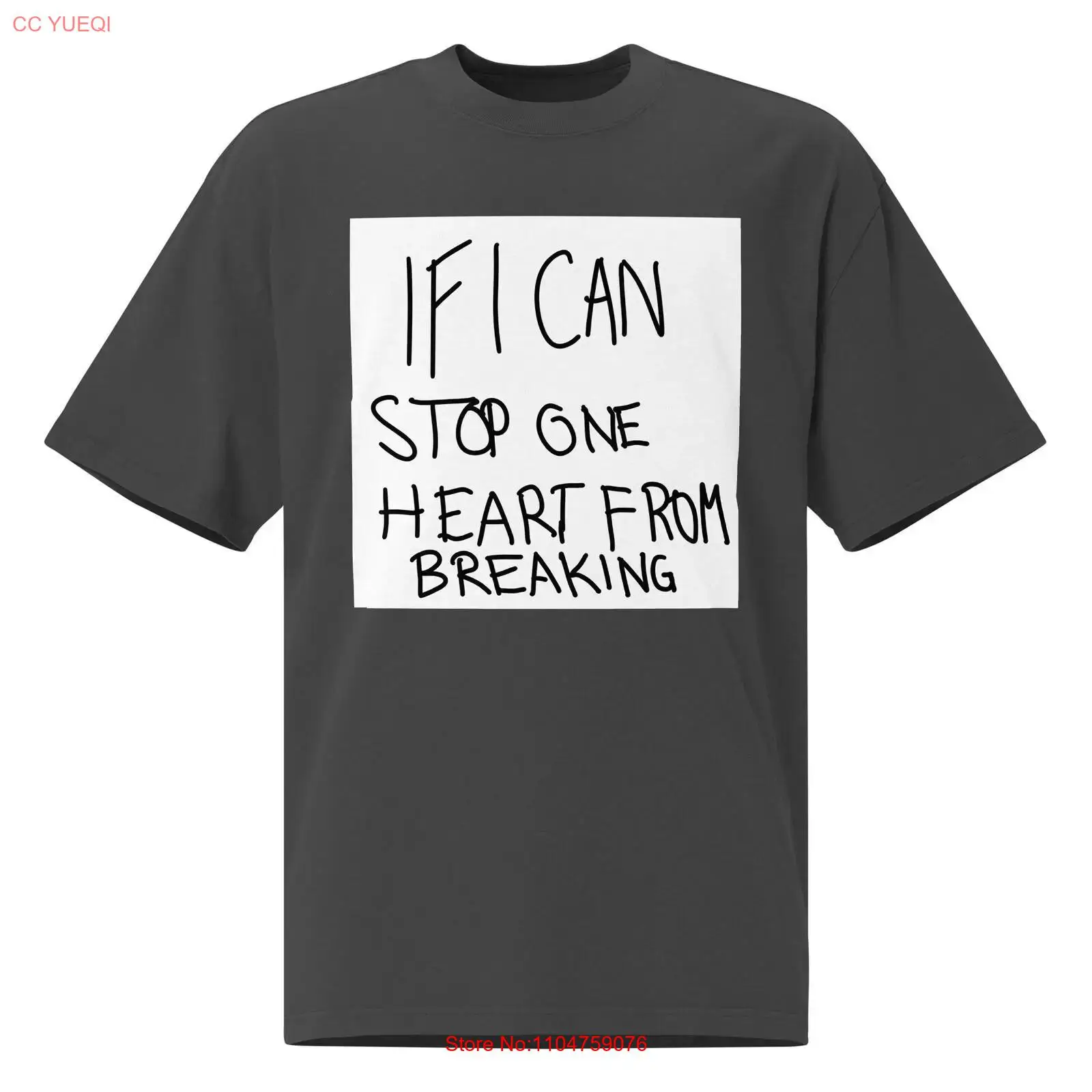 Vintage Fashion Quotes - Emily Dickinson Quote Oversized faded t
