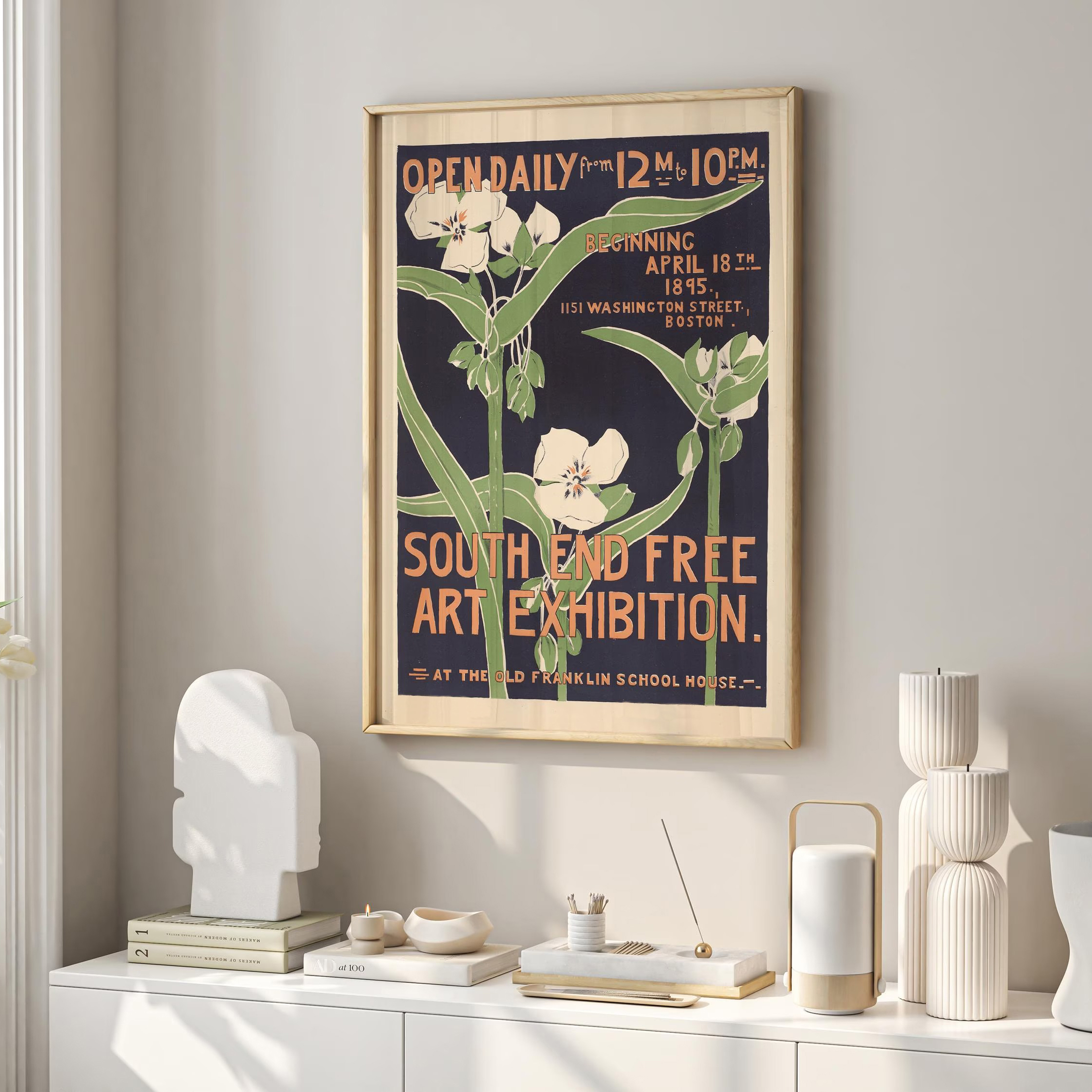 Vintage Fashion Exhibition - Art Nouveau Posters Vintage Exhibition Prints