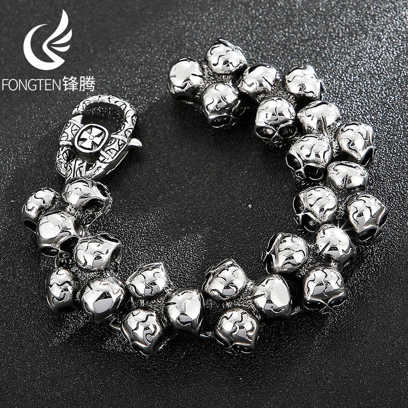 Vintage Fashion Exhibition - Fongten Vintage Stainless Steel Skull Head