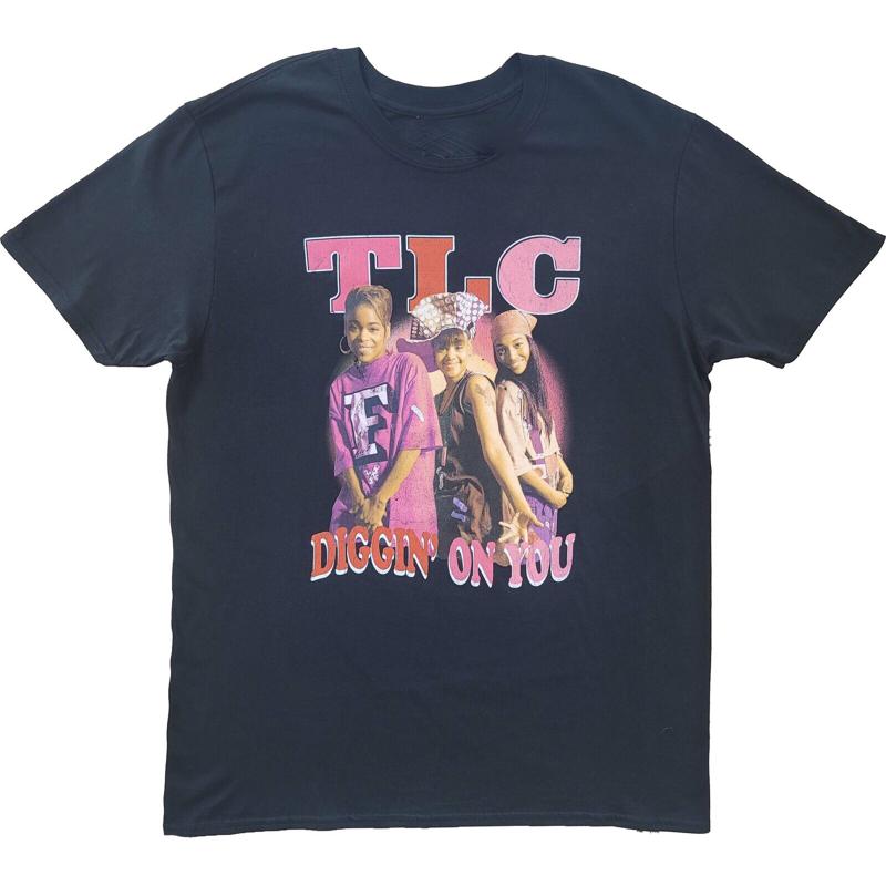 Vintage Fashion T Shirts - Vintage TLC Diggin On You Heavy