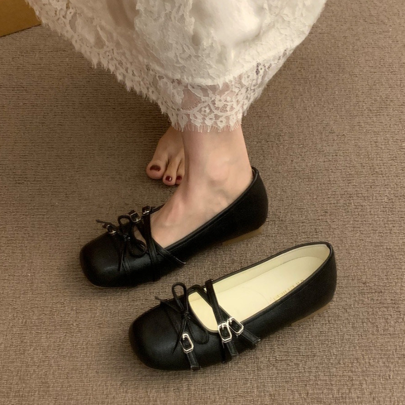 Vintage Fashion Dresses - Women Ballet Flats Comfortable Round Toe