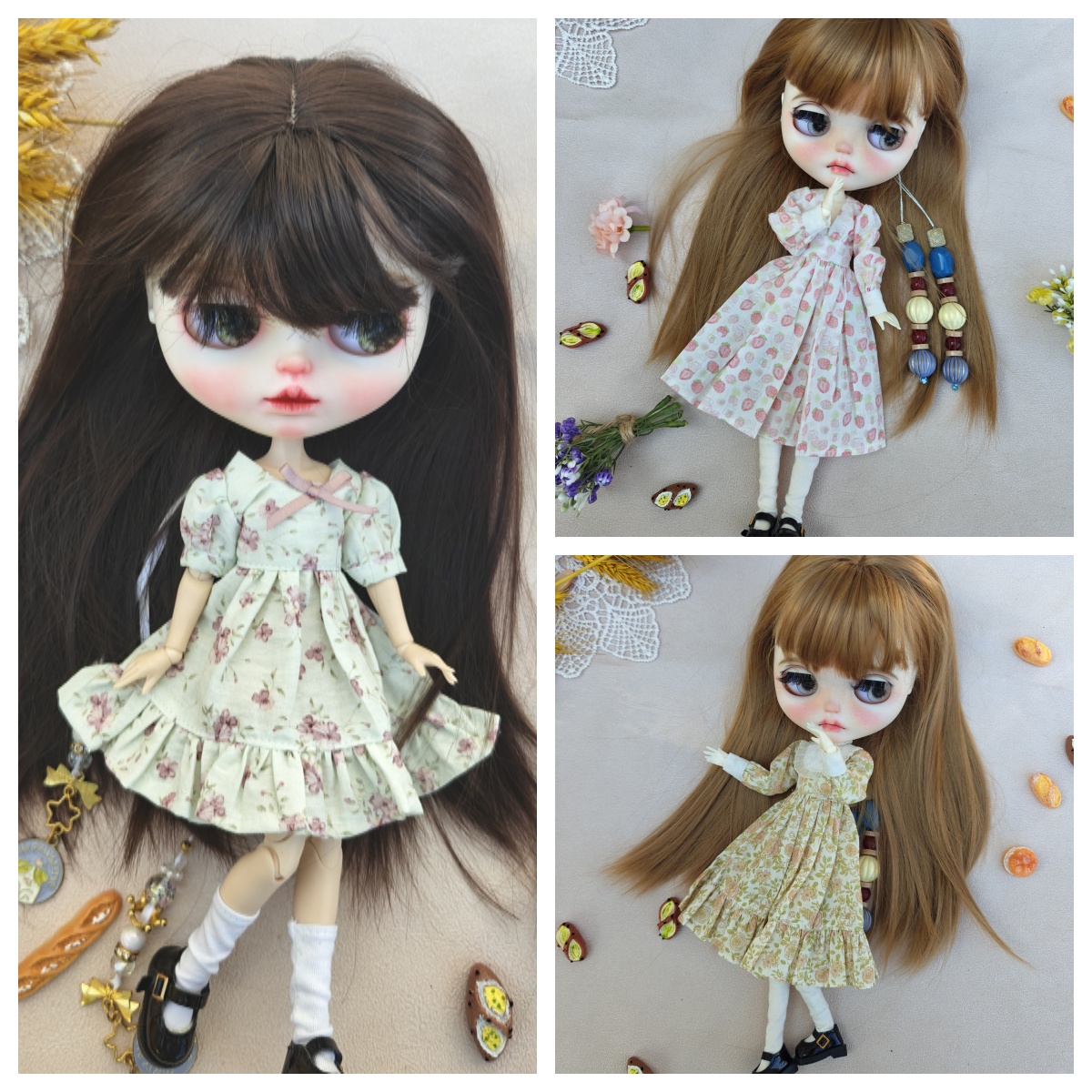 Vintage Fashion Doll - NEW blythe dolls clothes Vintage Cute
