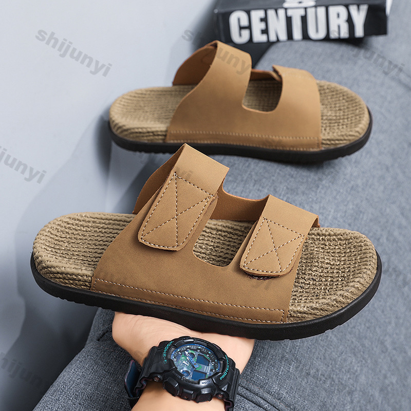 Vintage Fashion For Men - Men's One Word Slippers 2025 Non