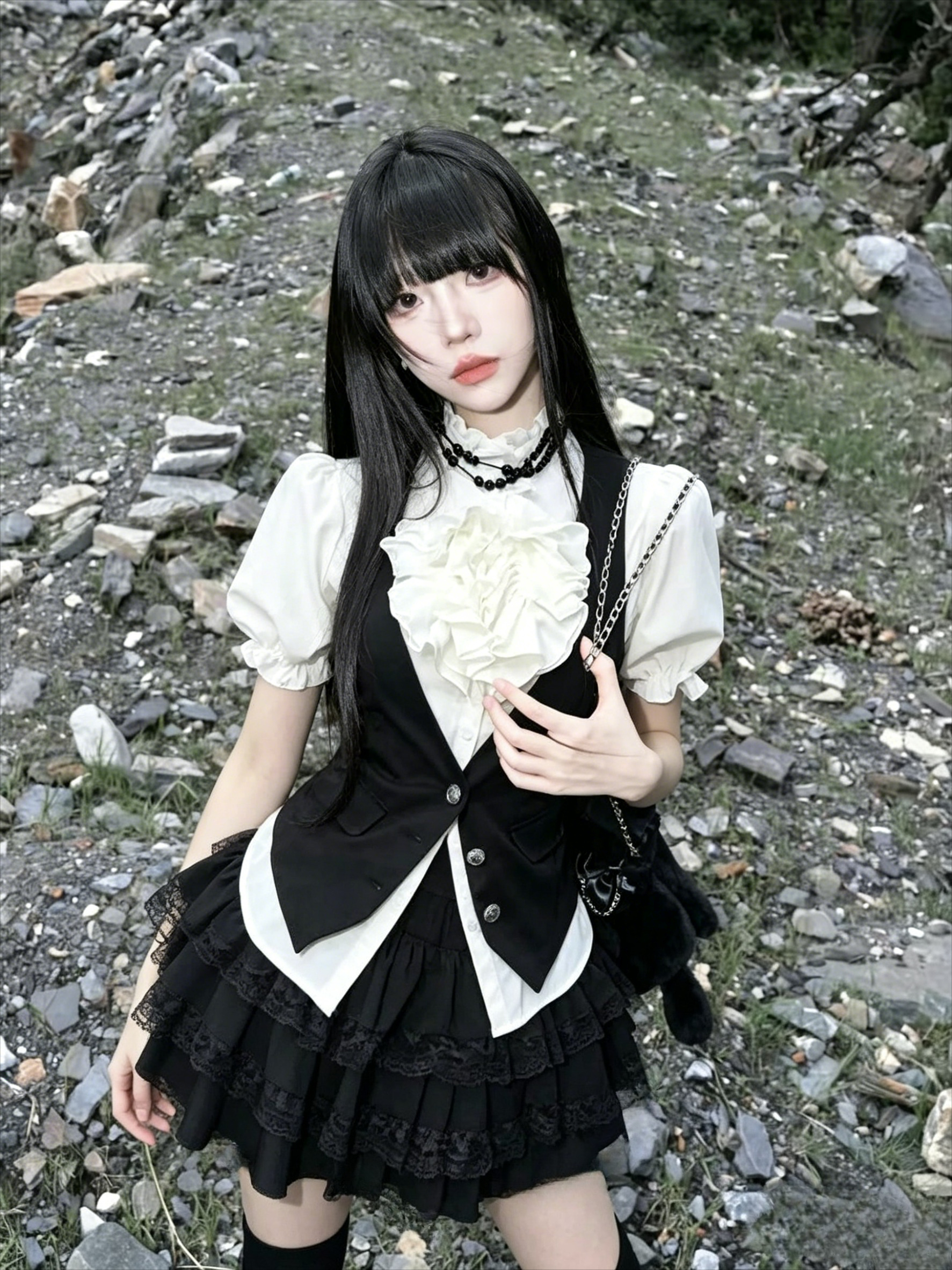 Vintage Fashion Pieces - Y2k Sweet Japanese Outfits Women's Clothes