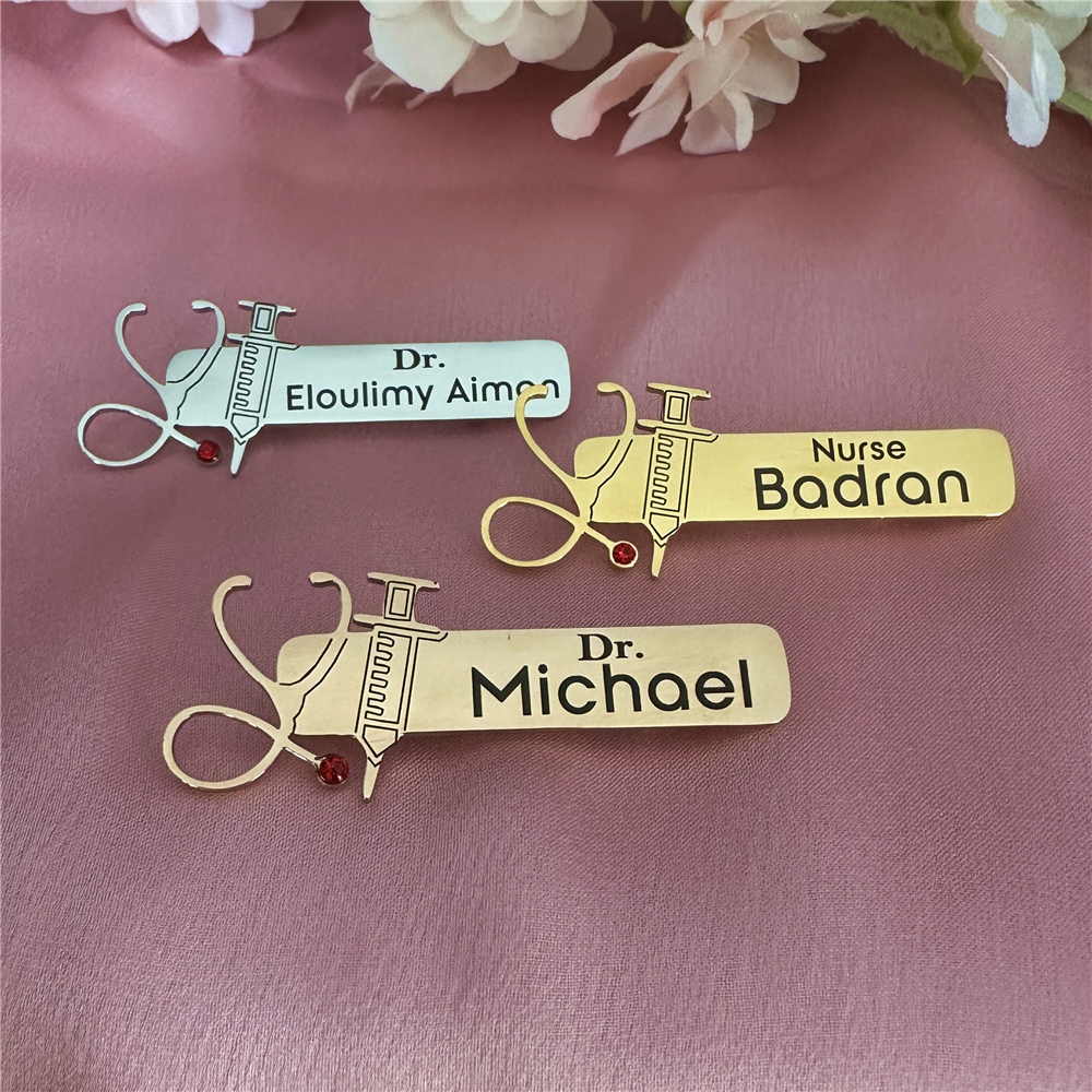 Vintage Fashion Meaning - Custom stethoscope, syringe meaning nurse personalized