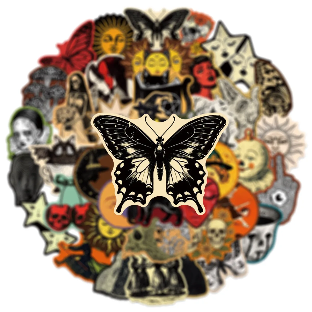 50 pcs Vintage Gothic Aestheti - Vintage Fashion Magazine のレビューと価格