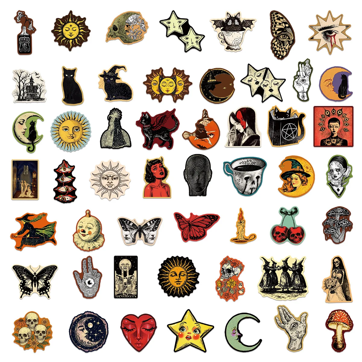 50 pcs Vintage Gothic Aestheti - Vintage Fashion Magazine のレビューと価格