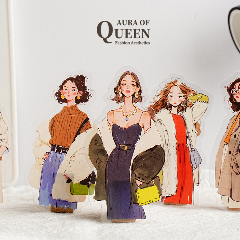 JIAMEI 20pcs Dressing Aestheti - Vintage Fashion Magazine のレビューと価格