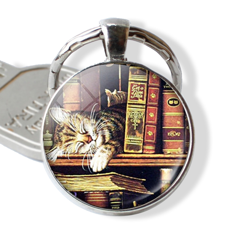 BLACK CAT Quote Keychain Lover - Vintage Fashion Quotes のレビューと価格