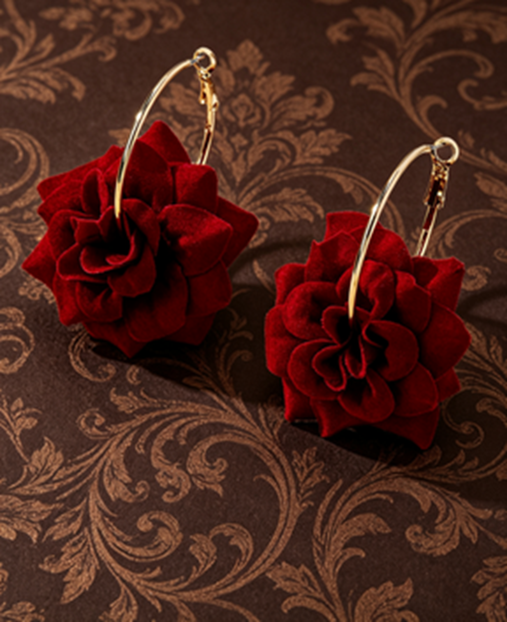 A Pair of Women's Burgundy Vel - Vintage Fashion Hong Kong のレビューと価格