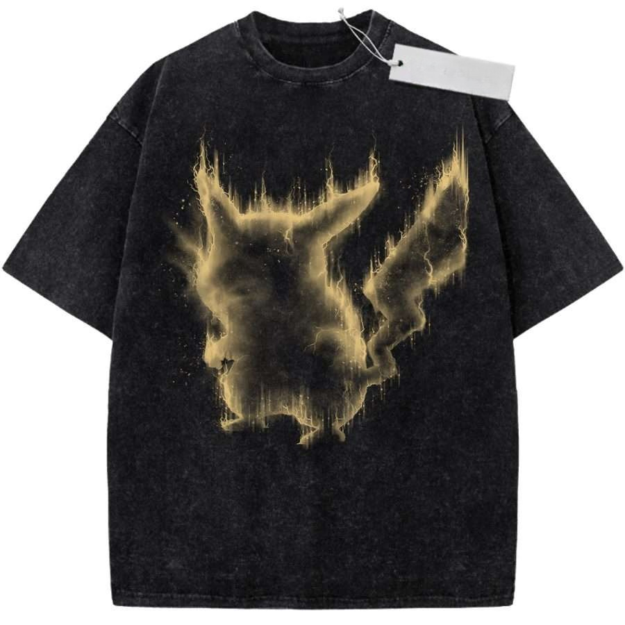 Oversize Vintage Washed Pokemo - Fashion Y Vintage のレビューと価格