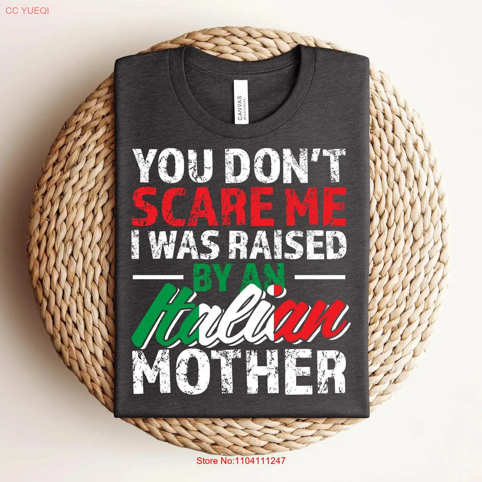 Funny Italian Mother T Shirt H - Vintage Fashion Quotes のレビューと価格