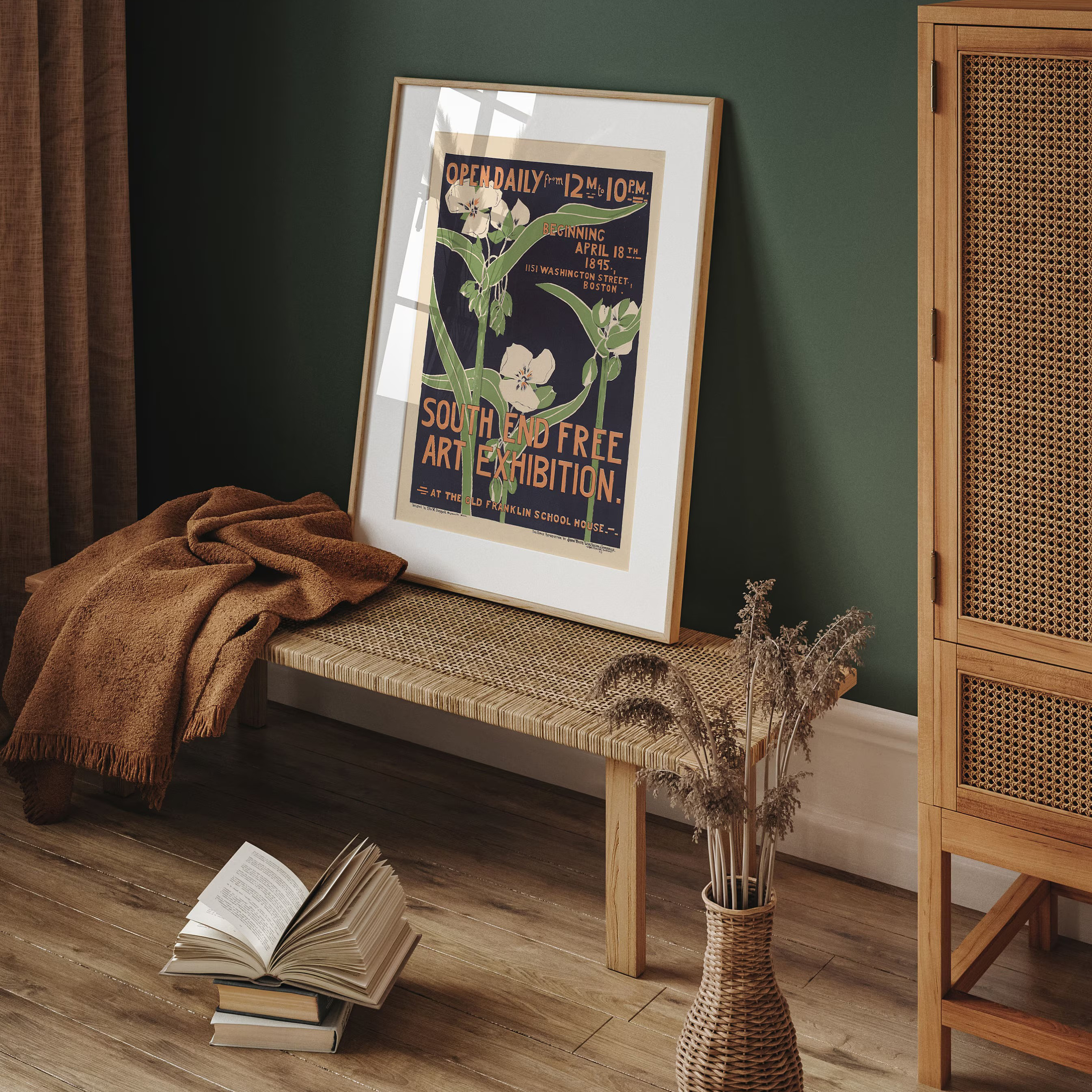 Art Nouveau Posters Vintage Ex - Vintage Fashion Exhibition のレビューと価格