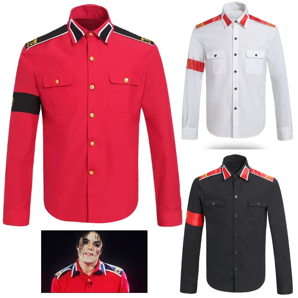 Michael Jackson Anti-War Milit - Vintage Fashion For Men のレビューと価格