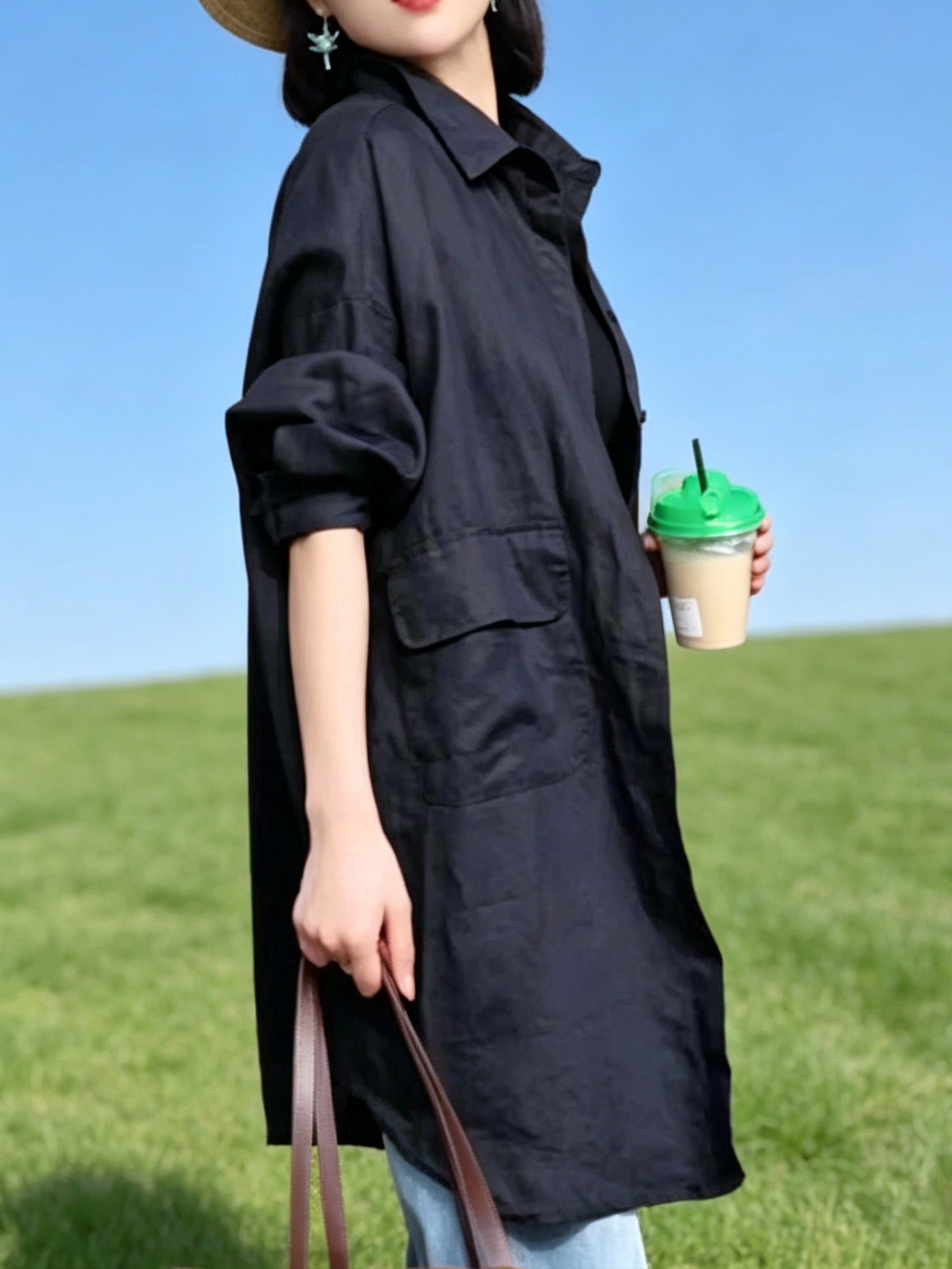 Ladies Loose Style Sun Protect - Vintage Fashion Hong Kong のレビューと価格