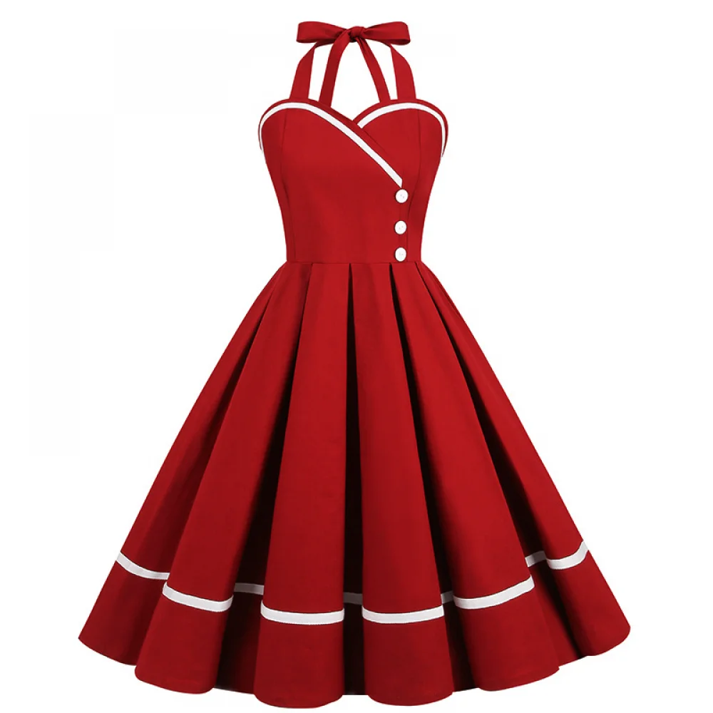 Halloween  50s 60s 80s Retro D - Vintage Fashion Dresses のレビューと価格
