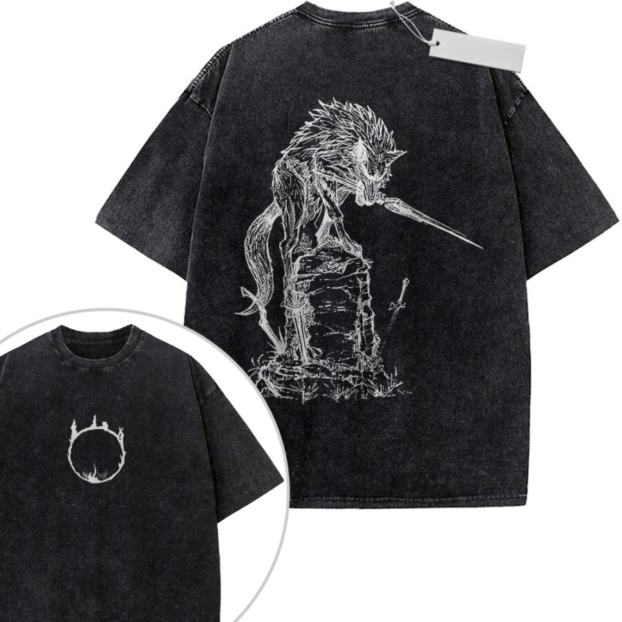 Unisex Washed Black Vintage T- - Fashion Y Vintage のレビューと価格