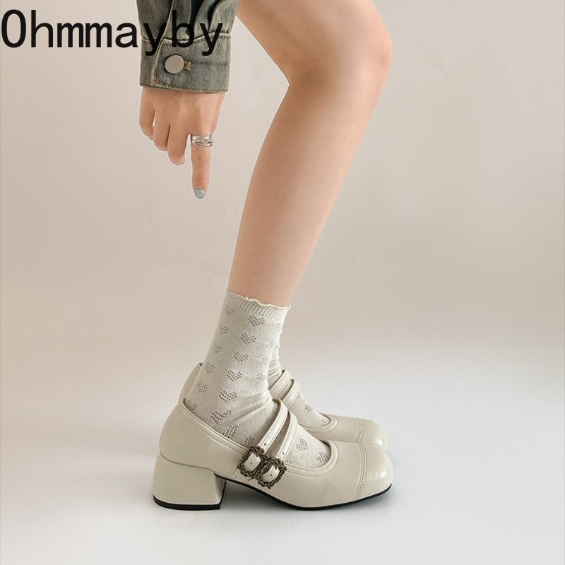 Vintage Thick Heel Women Mary  - Vintage Fashion Dresses のレビューと価格