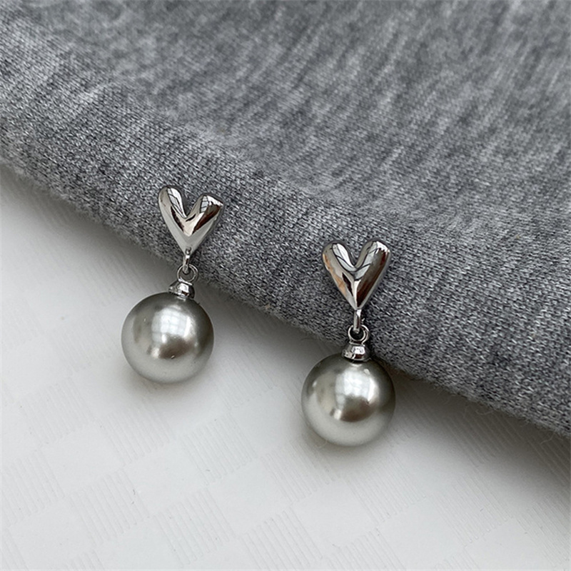 2023 New French Elegant Gray P - Vintage Fashion Jewelry Brands のレビューと価格
