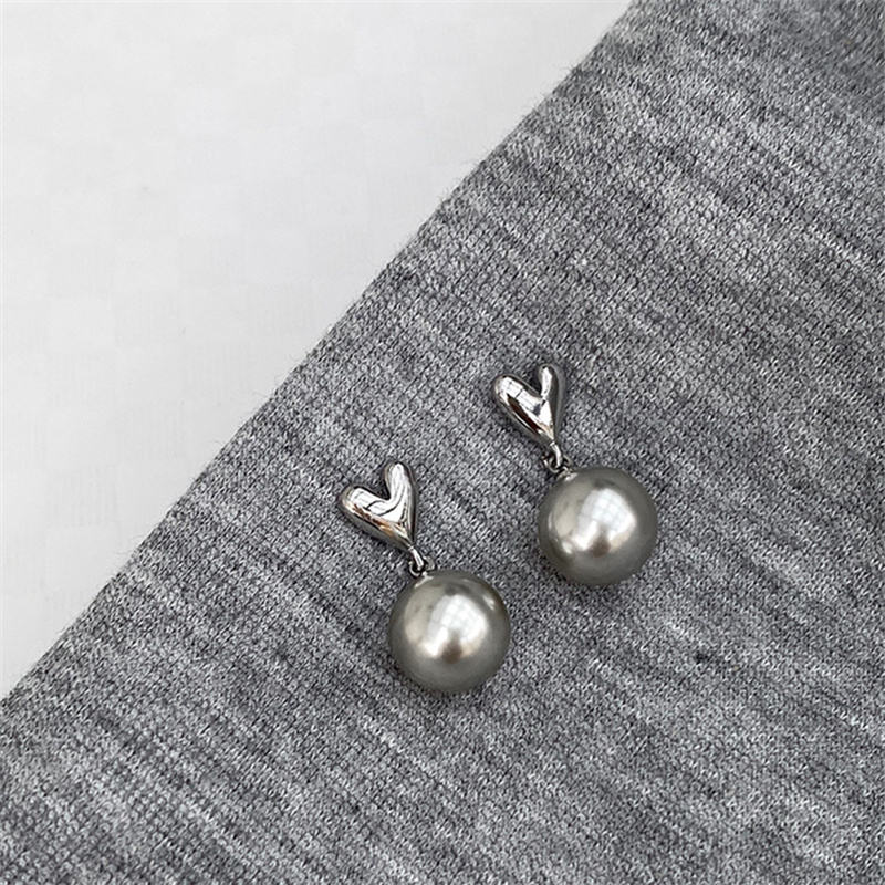 2023 New French Elegant Gray P - Vintage Fashion Jewelry Brands のレビューと価格