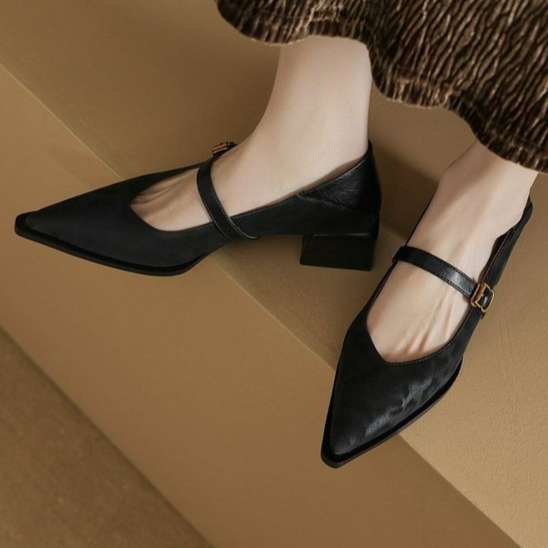 Vintage Pointed Toe Women Mary - Vintage Fashion Dresses のレビューと価格