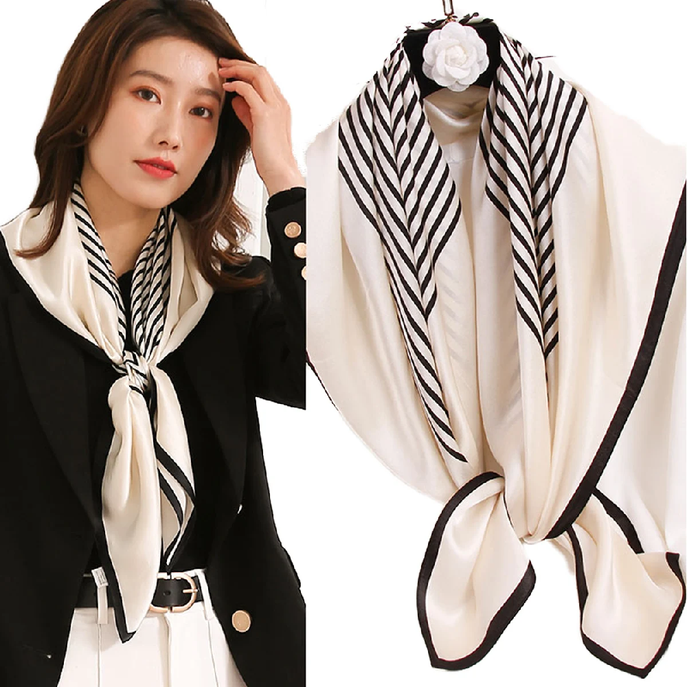 Vintage 100% Silk Scarf Women  - Vintage Fashion Patterns のレビューと価格