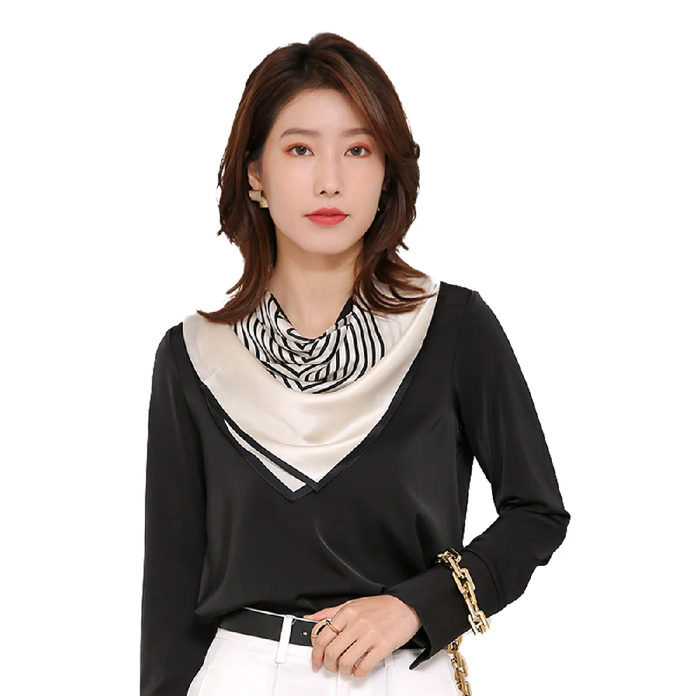 Vintage 100% Silk Scarf Women  - Vintage Fashion Patterns のレビューと価格