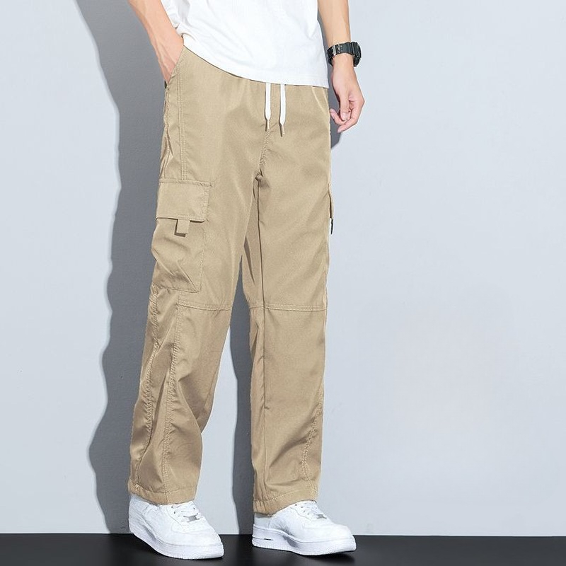 Multi Pocket Baggy Straight Ca - Vintage Fashion Style Men のレビューと価格