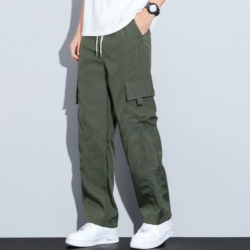 Multi Pocket Baggy Straight Ca - Vintage Fashion Style Men のレビューと価格