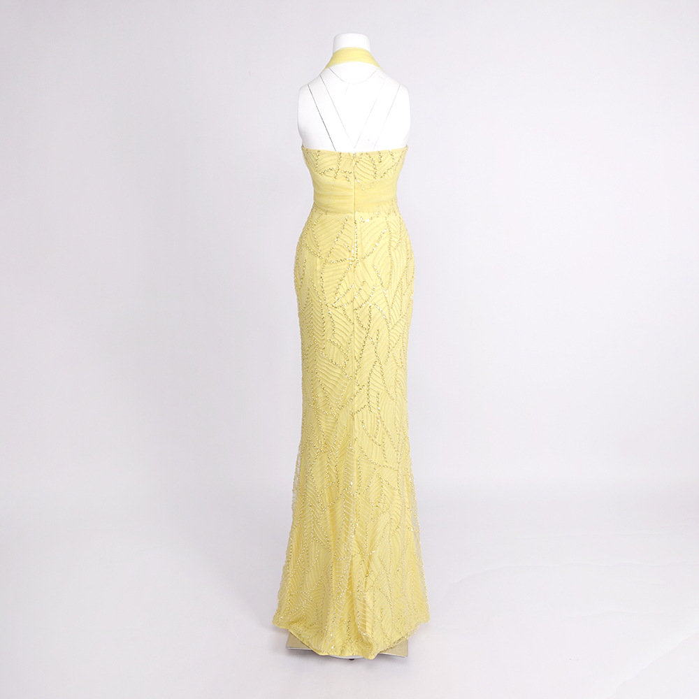 Vintage Yellow Mesh Sequin Pro - Vintage Fashion Exhibition のレビューと価格