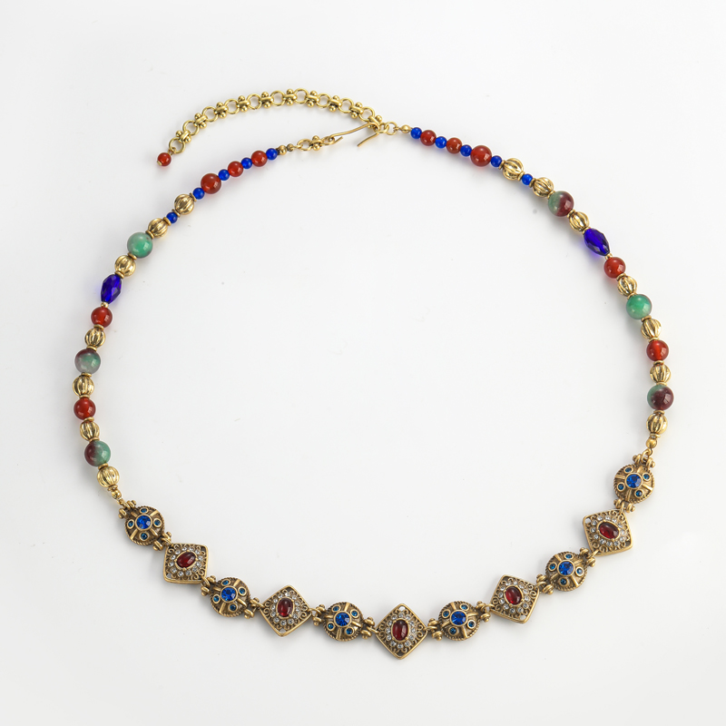 Vintage Beaded Necklace Bohemi - Vintage Fashion Jewelry Brands のレビューと価格