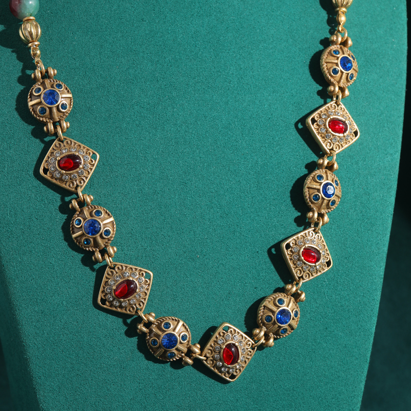 Vintage Beaded Necklace Bohemi - Vintage Fashion Jewelry Brands のレビューと価格