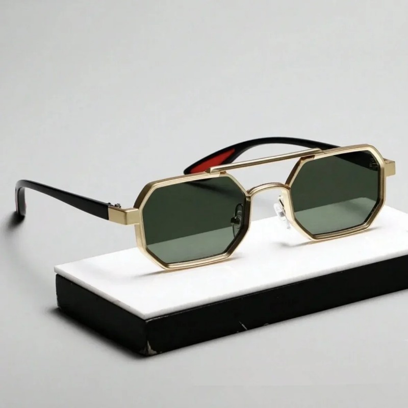Vintage Square Sunglasses for  - Vintage Fashion Style Men のレビューと価格