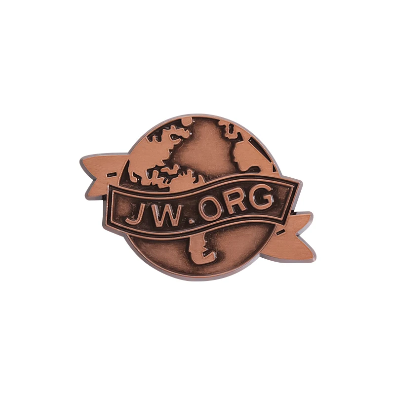 Retro Earth Brooch JW.ORG Enam - Vintage Fashion Org のレビューと価格