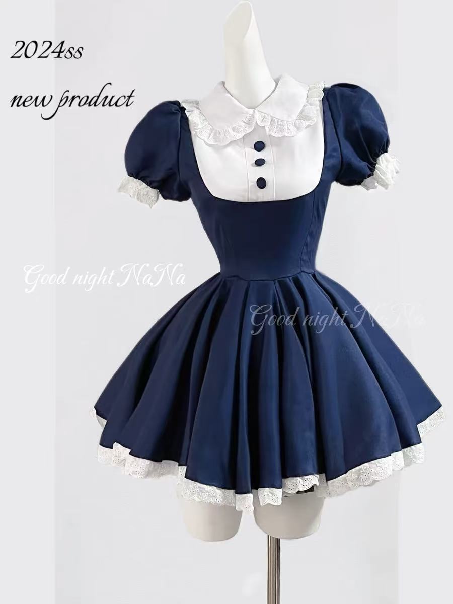 Gothic Black Lolita 3 Piece Dr - Vintage Fashion Pieces のレビューと価格