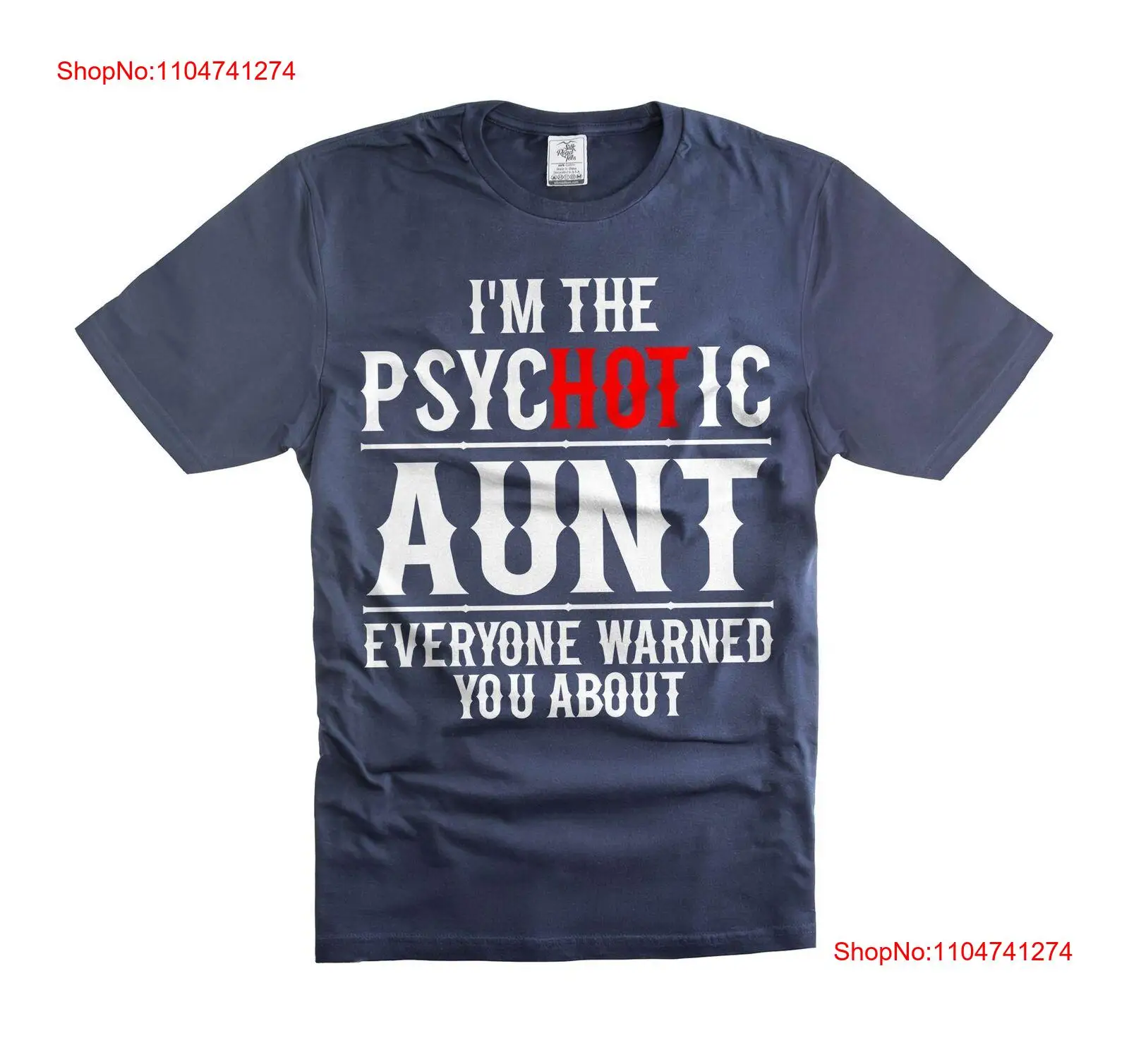 Funny Aunt T Shirt Psychotic H - Vintage Fashion Meaning のレビューと価格