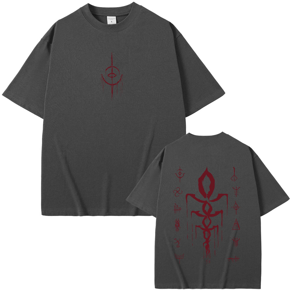 Game Bloodborne Logo Print T-s - Vintage Fashion Game のレビューと価格