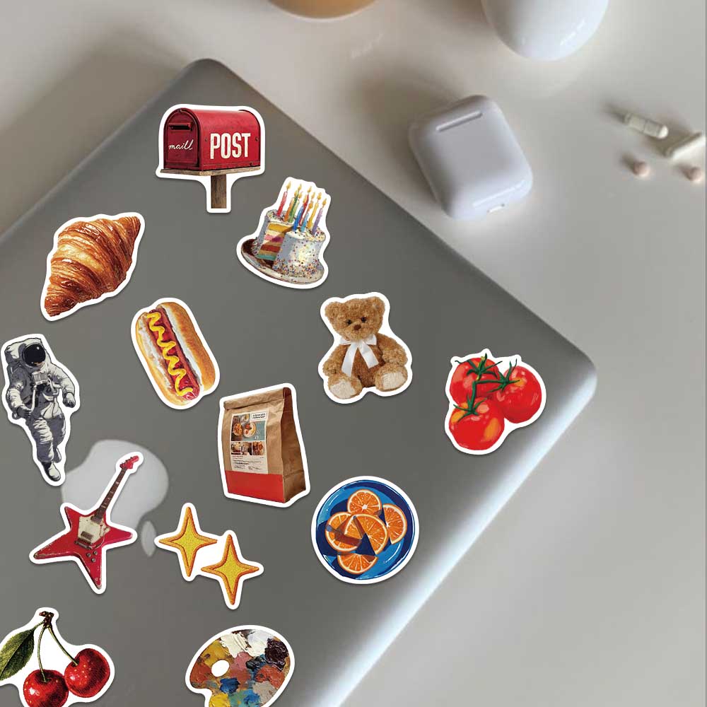 50pcs Vintage Y2K Sticker Fash - Vintage Fashion Magazine のレビューと価格