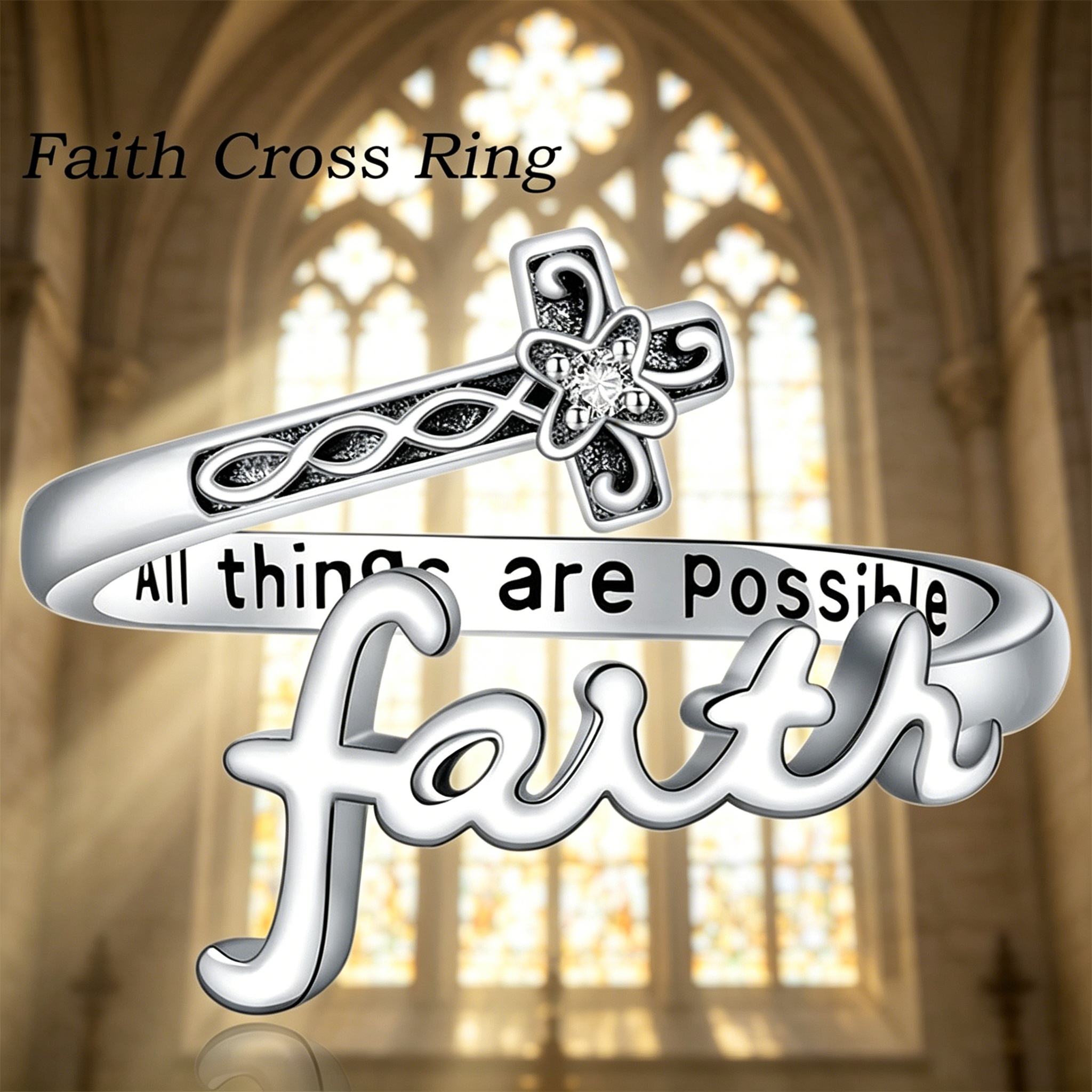 Vintage Filigree Cross Open Ad - Vintage Fashion Meaning のレビューと価格