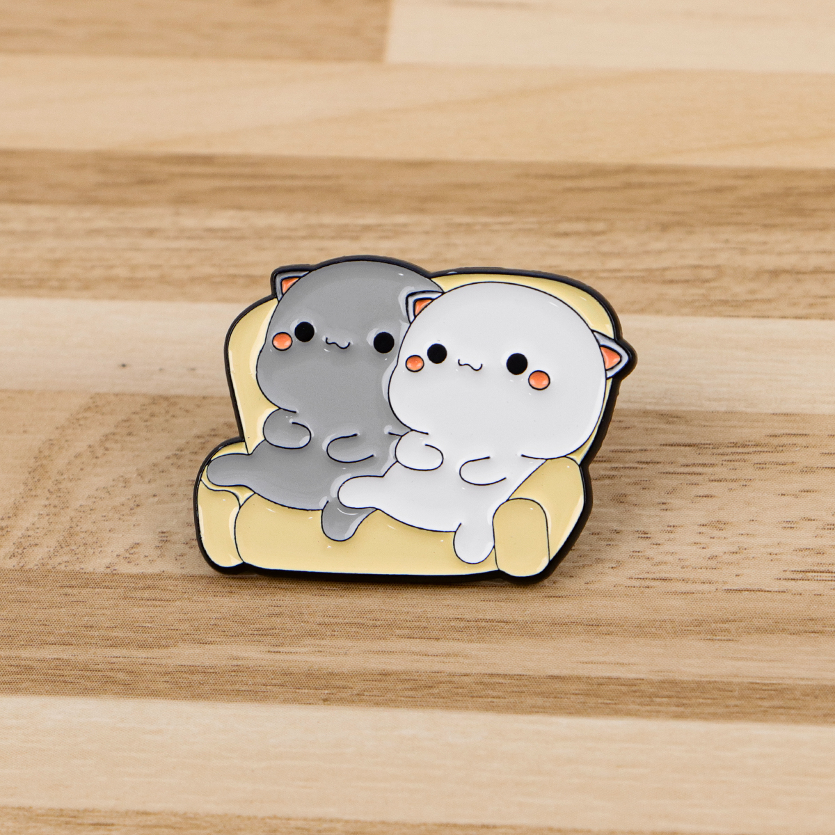 Cute Cat Quote Enamel Pin Anim - Vintage Fashion Quotes のレビューと価格
