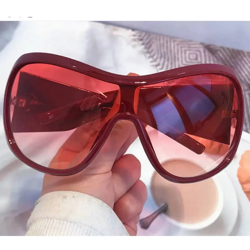 One Piece Oversized Y2K Sungla - Vintage Fashion Pieces のレビューと価格