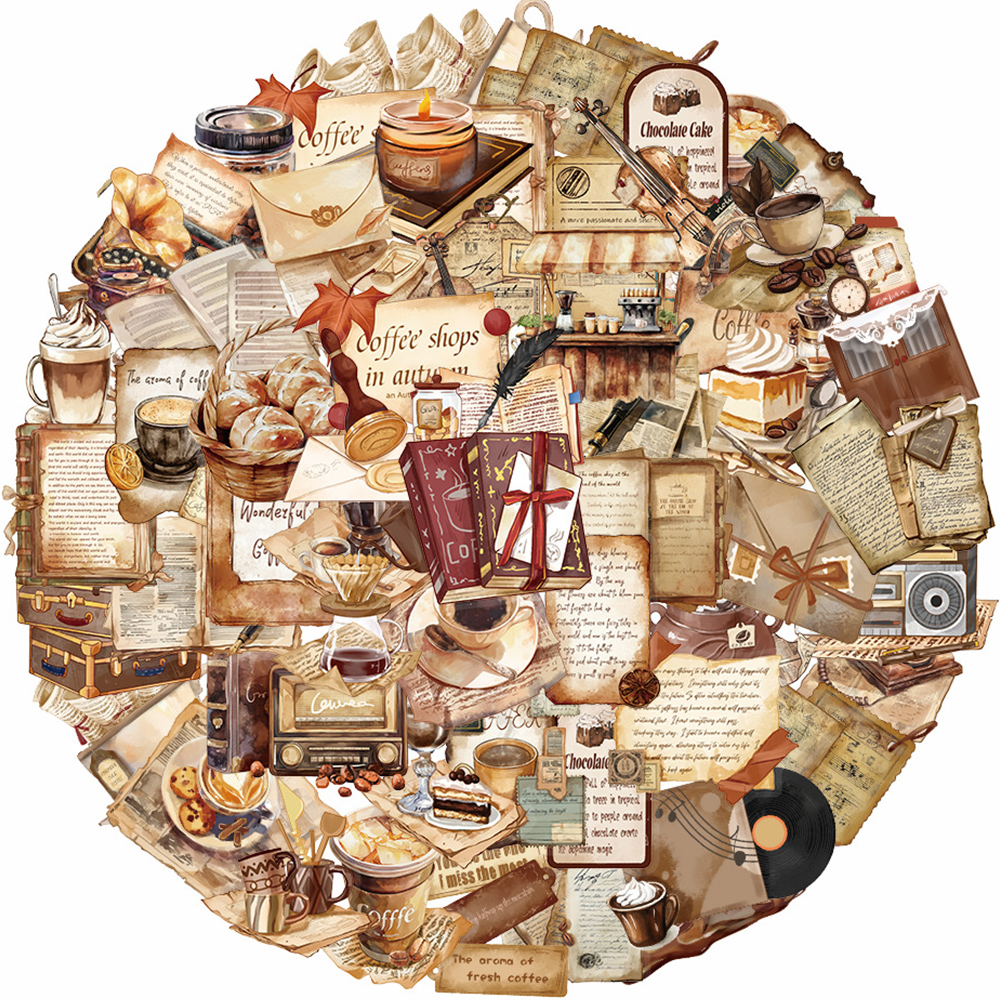 10/30/50pcs Transparent Vintag - Vintage Fashion Magazine のレビューと価格