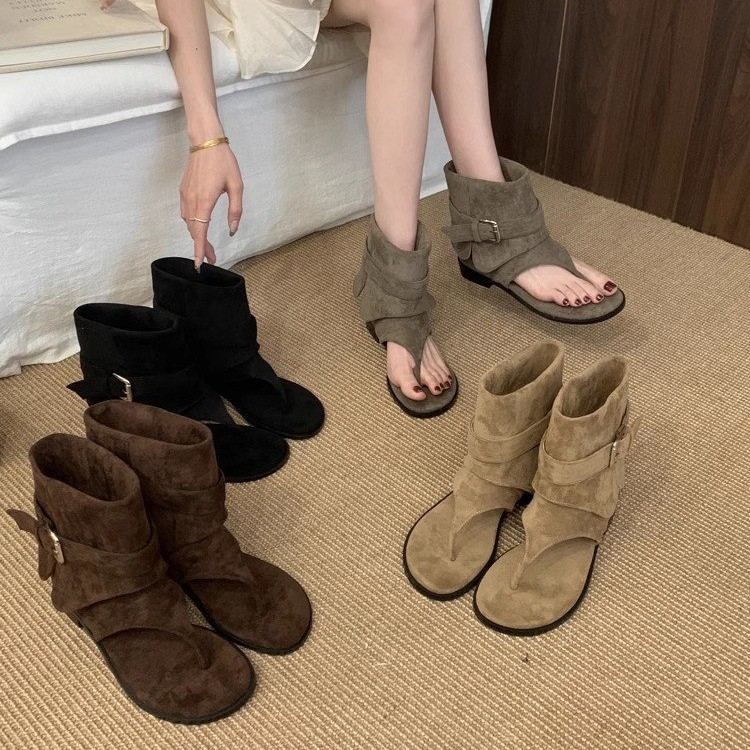 Women Peep Toe Boots Summer Ne - Vintage Fashion In 2026 のレビューと価格