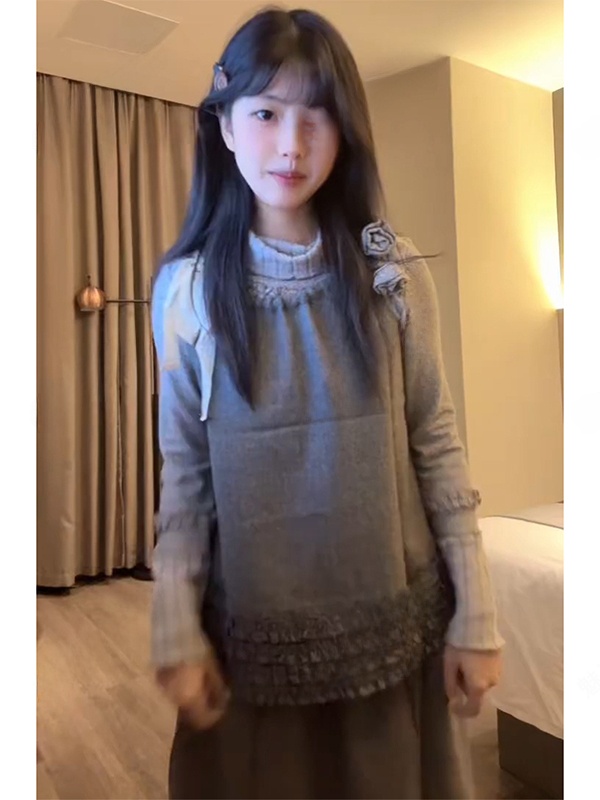 Korean Style Vintage Three-Pie - Vintage Fashion Pieces のレビューと価格