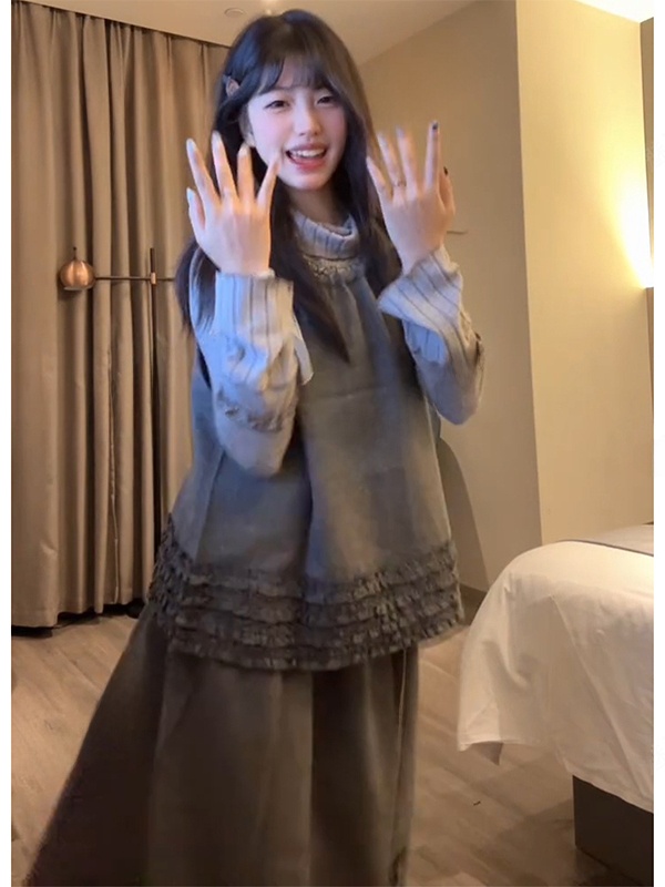 Korean Style Vintage Three-Pie - Vintage Fashion Pieces のレビューと価格