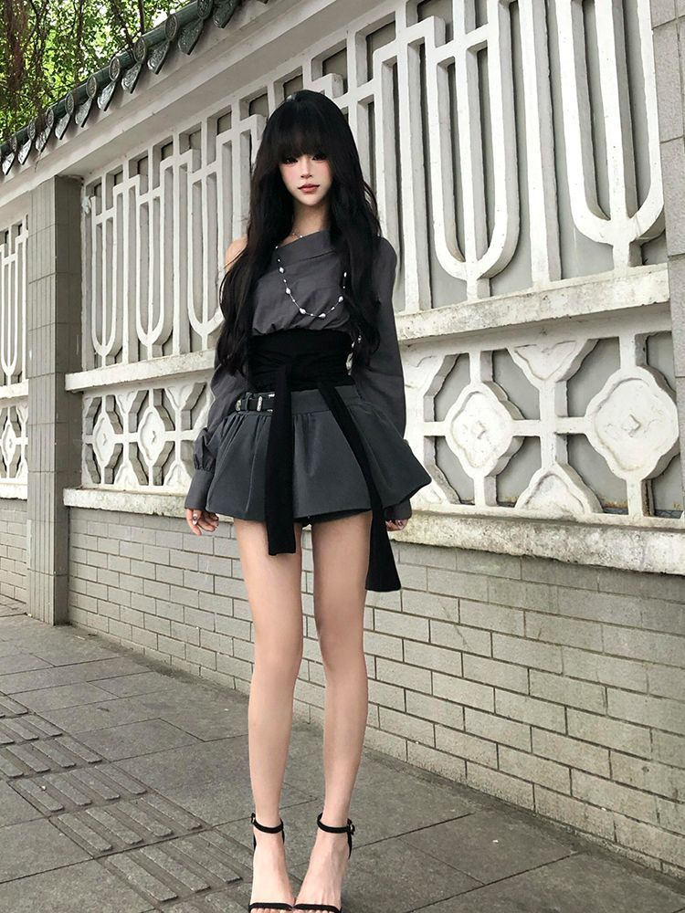 2026 Hot Girl Sexy Gothic Slim - Vintage Fashion T Shirts のレビューと価格