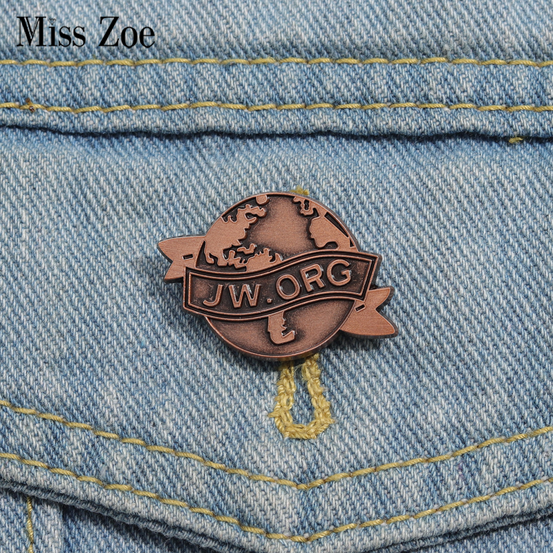 JW,ORG Banner Earth Enamel Pin - Vintage Fashion Org のレビューと価格