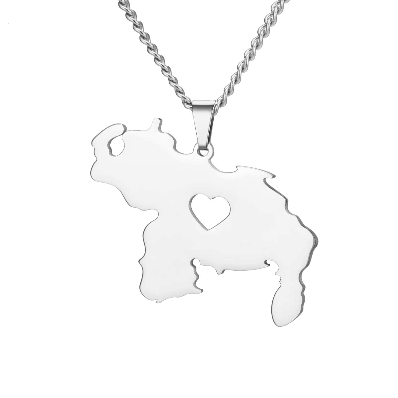 LIKGREAT Venezuela Map Necklac - Vintage Fashion Meaning のレビューと価格