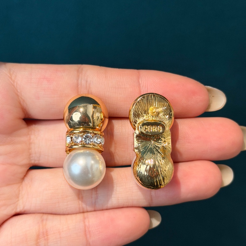 Vintage White Pearl Rhinestone - Vintage Fashion Jewelry Brands のレビューと価格