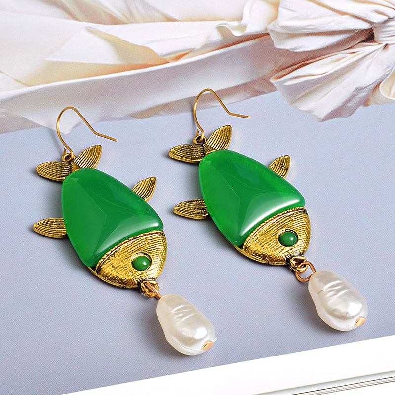 New Brand Animal Pendant Earri - Vintage Fashion Jewelry Brands のレビューと価格
